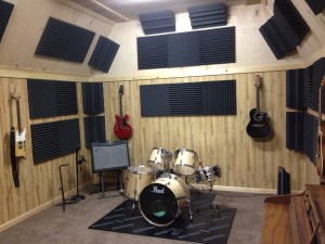 Home recording studio image